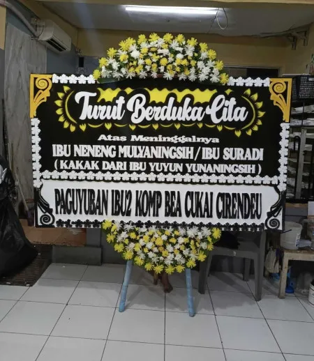 Papan Bunga Duka Cimareme Ngamprah